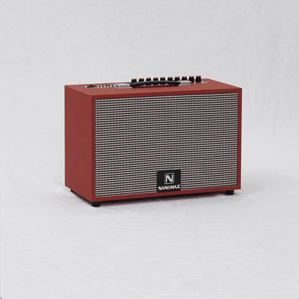 Loa Karaoke Xách Tay Nanomax K-01 Bass 20cm 120w màu Đen hoặc Nâu