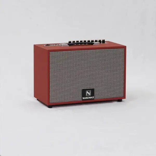 Loa Karaoke Xách Tay Nanomax K-01 Bass 20cm 120w màu Đen hoặc Nâu