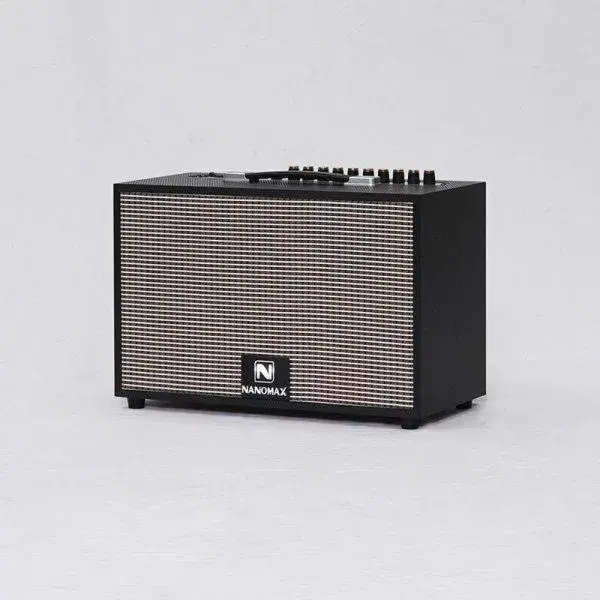 Loa Karaoke Xách Tay Nanomax K-01 Bass 20cm 120w màu Đen hoặc Nâu
