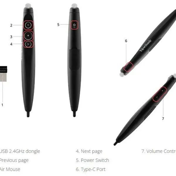 Bút trình chiếu ViewSonic AirPen VB-PEN-007