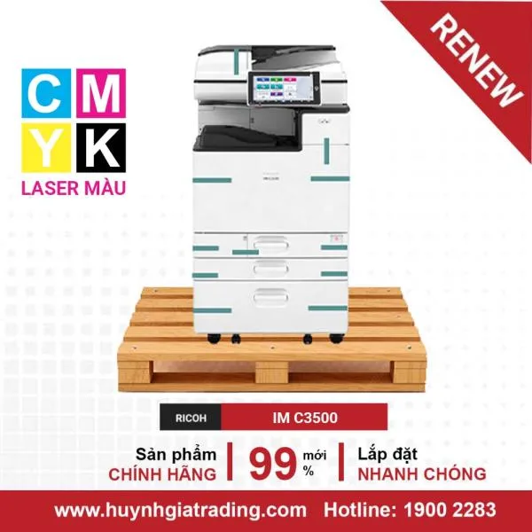 Máy Photocopy Ricoh IM C3500 tân trang