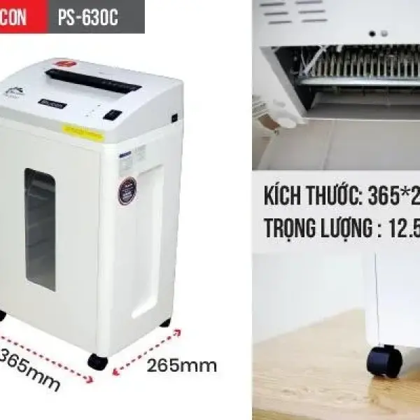 Máy hủy tài liệu Silicon PS-630C