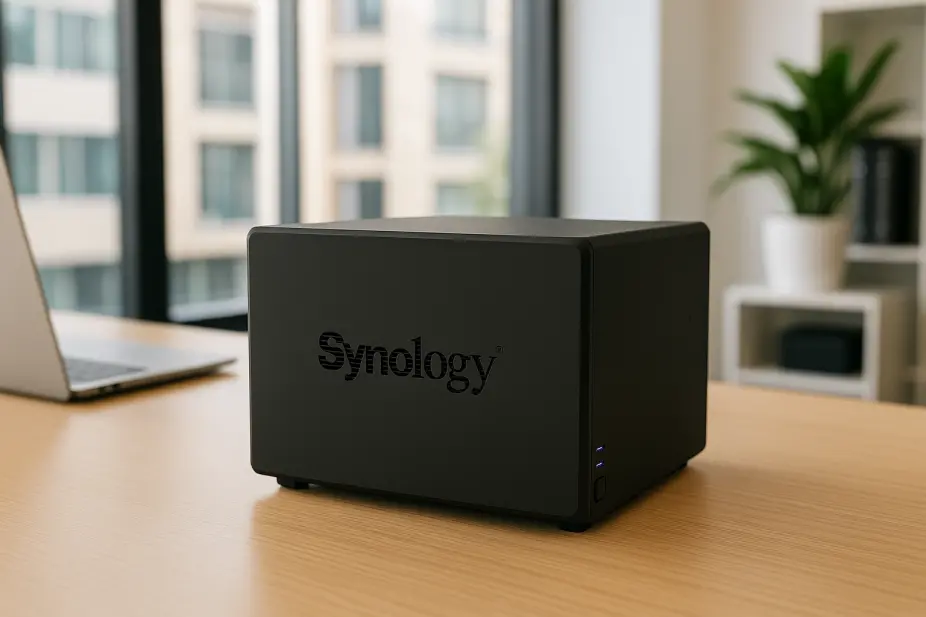 NAS Synology DS1525+ 5 khay mở rộng, AMD Ryzen R1600, RAM 8GB ECC