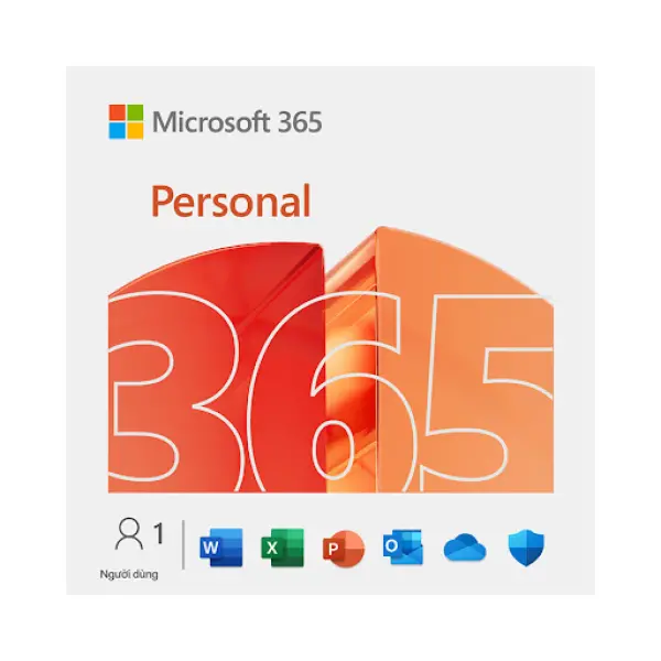 Microsoft 365 Personal English APAC 1 Năm Medialess EP2-32409