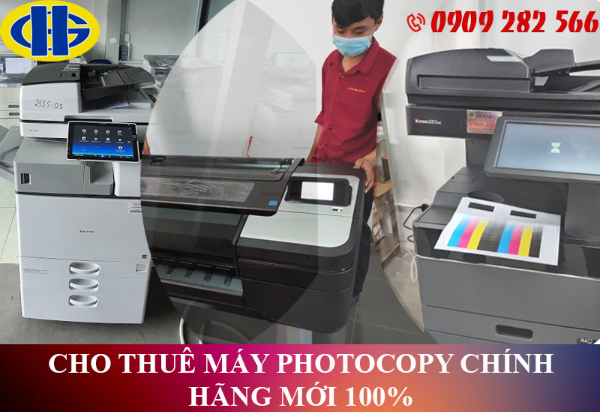 Hình ảnh thực tế kỹ thuật bàn giao máy photocopy chính hãng tại công ty của khách hàng