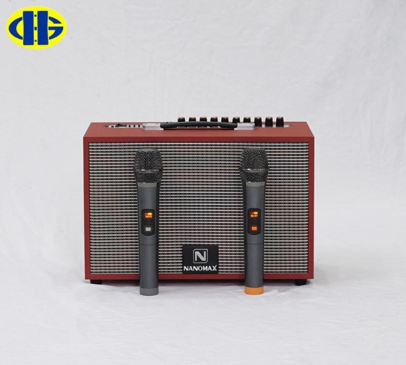 Loa Karaoke Xách Tay Nanomax K-01 Bass 20cm 120w