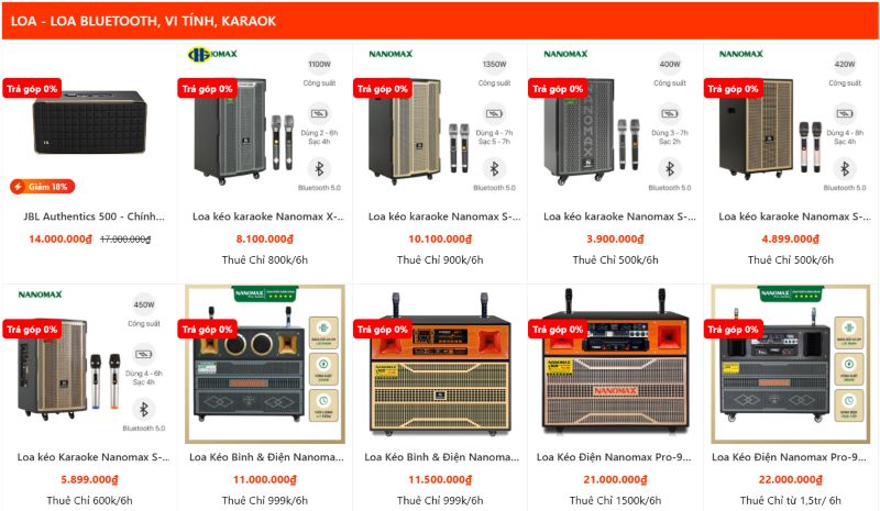 Mua loa 3 tấc tại Huỳnh Gia Trading