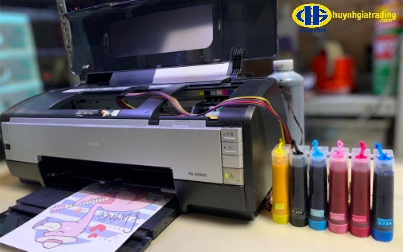 Epson L1800 tiết kiệm chi phí in ấn nhờ hệ thống mực liên tục dung tích lớn