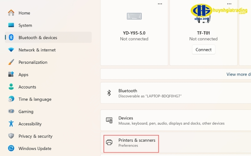 Bước 1 - Cài Đặt Và Kết Nối Máy In Với Host Computer