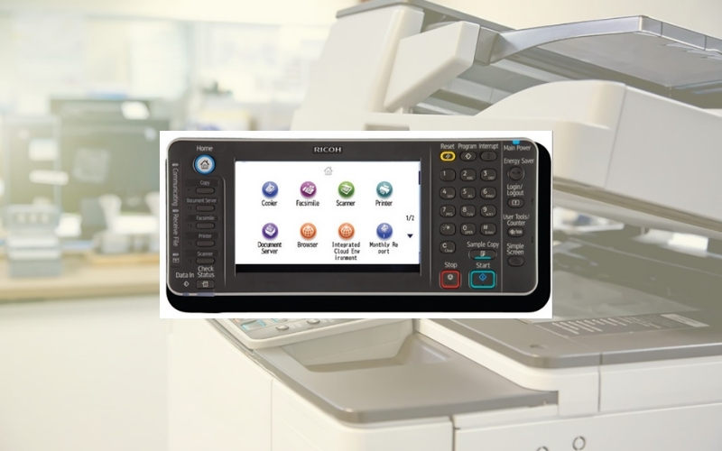Hướng dẫn cách photo từ A3 sang A4 máy Ricoh
