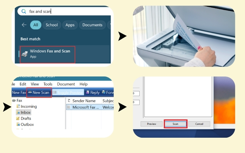 Hướng dẫn chi tiết cách scan tài liệu từ máy in vào máy tính