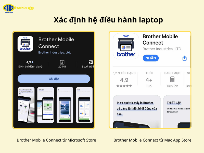 Xác định hệ điều hành laptop trước khi kết nối máy in với laptop