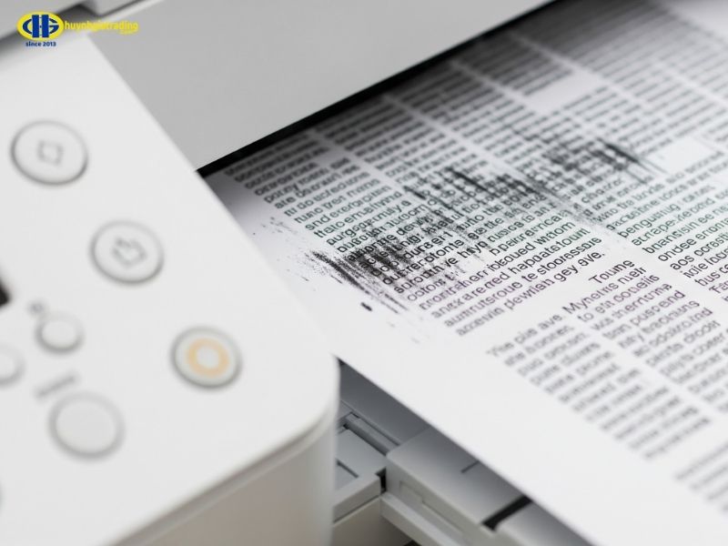 Dấu hiệu nhận biết máy in bị lem mực