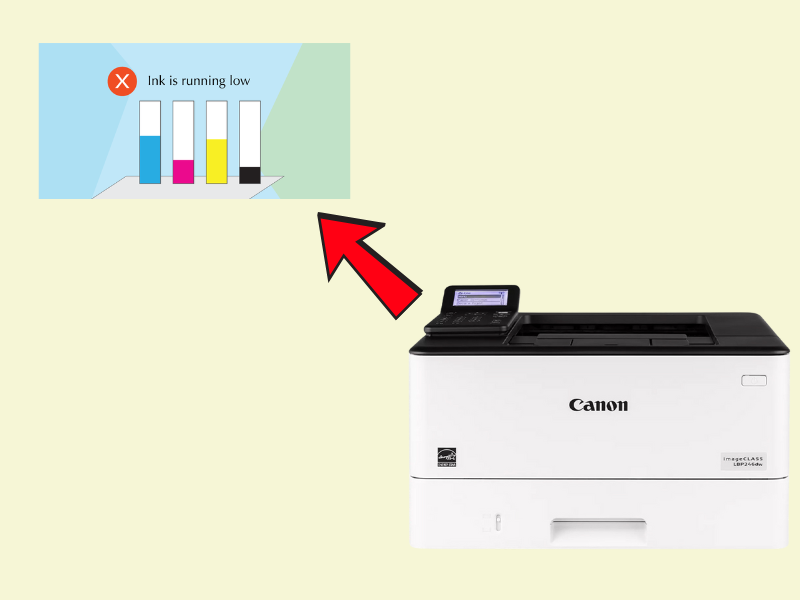Nhận biết dấu hiệu máy in Canon cần thay mực