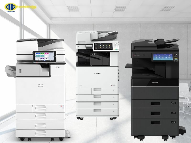 Các thương hiệu máy photocopy màu phổ biến