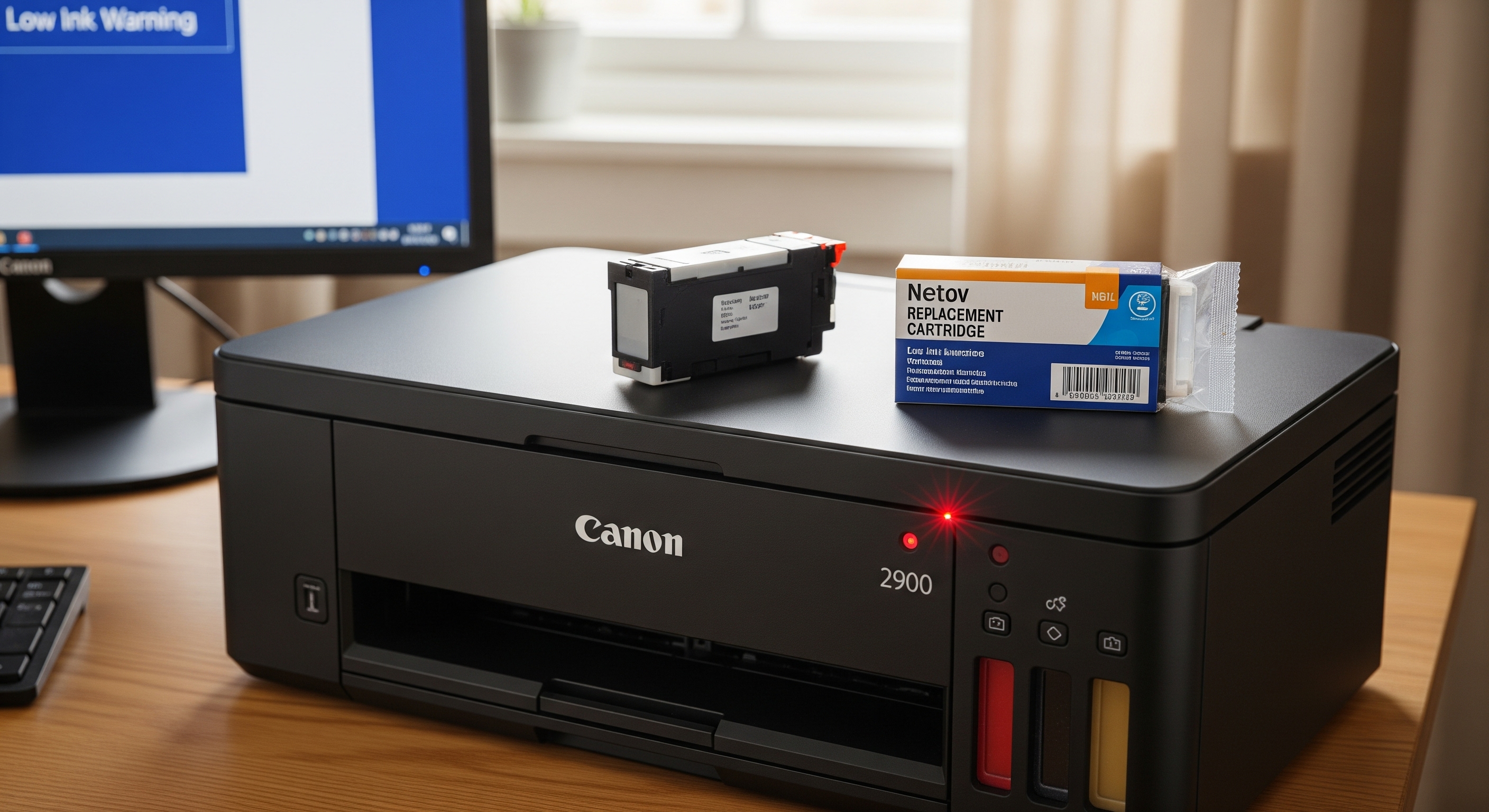Dấu hiệu nhận biết máy in Canon 2900 cần thay mực
