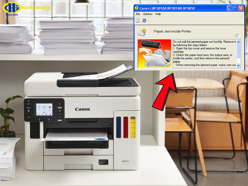 Dấu hiệu nhận biết lỗi Paper Jam trong máy in