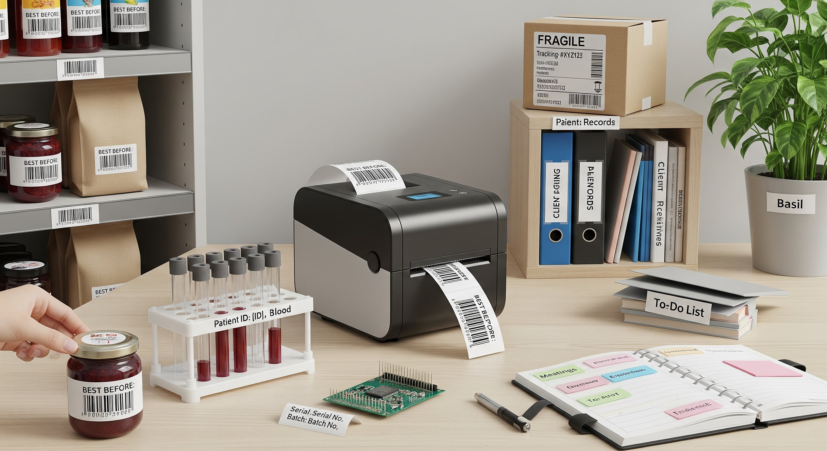 Ứng dụng thực tế của máy in nhãn
