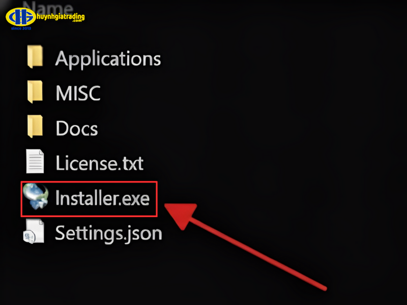 Bước 3: Giải nén và mở file cài đặt
