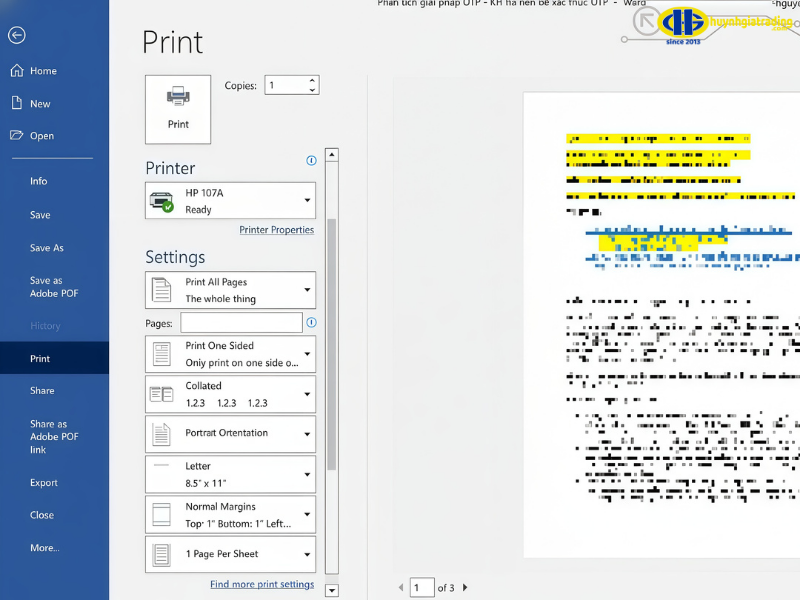 Làm thế nào để in trên máy in HP hiệu quả