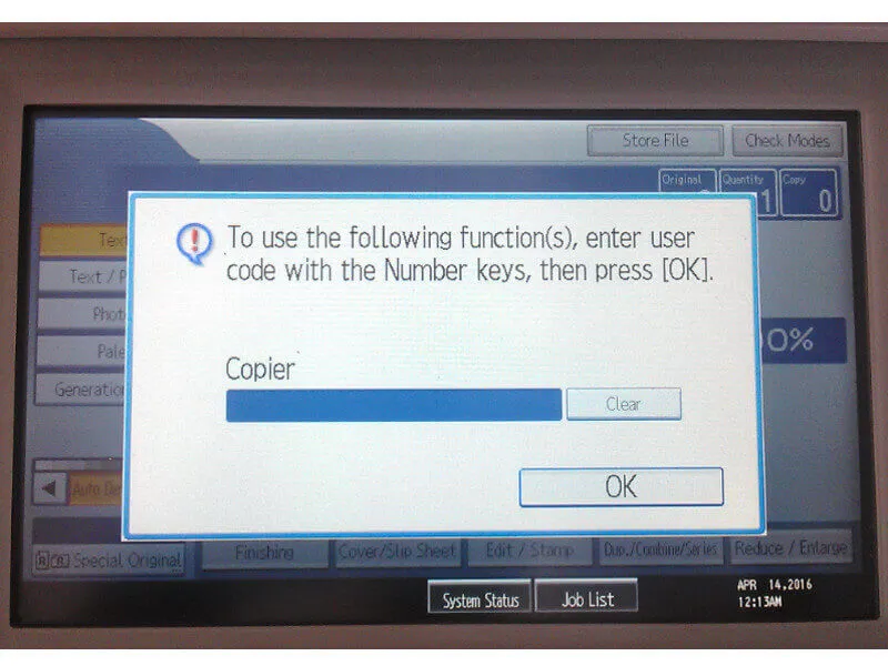 Quản lý người dùng và bảo mật in ấn