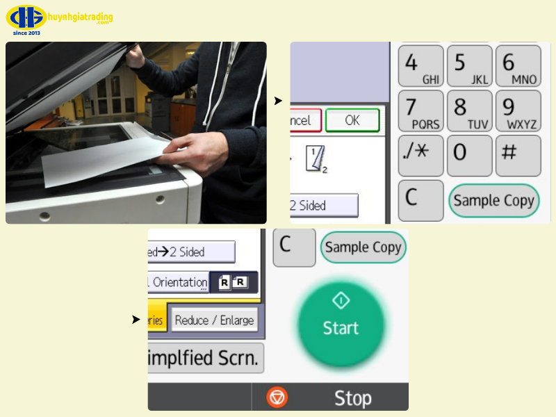 Bước 4: Chọn số bản và nhấn Start
