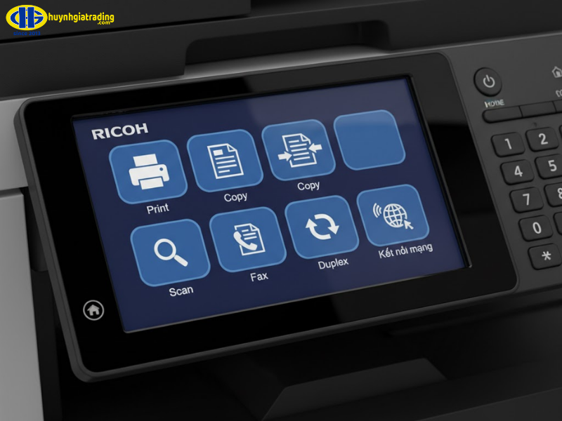 Các tính năng cơ bản của máy in Ricoh
