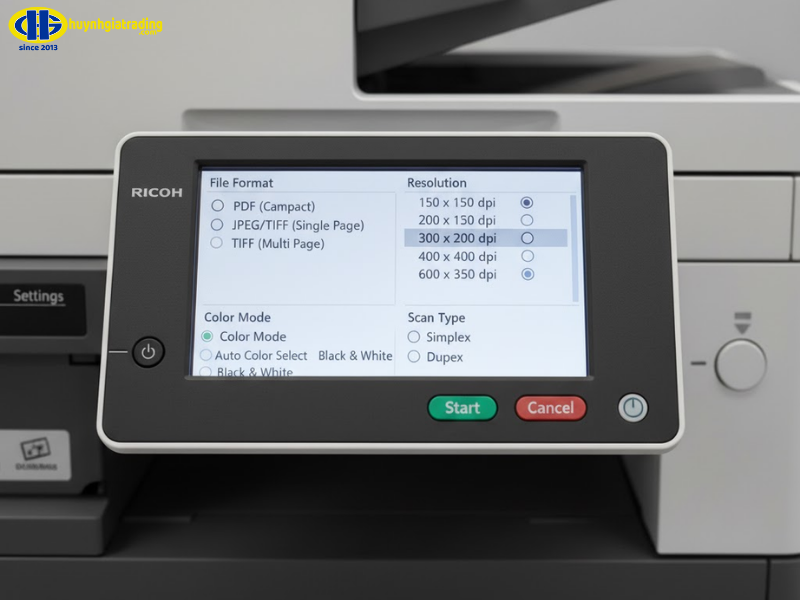 Điều chỉnh độ phân giải và định dạng file