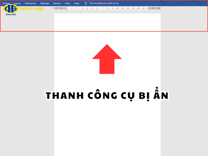 Nguyên nhân khiến thanh công cụ trong Word bị mất