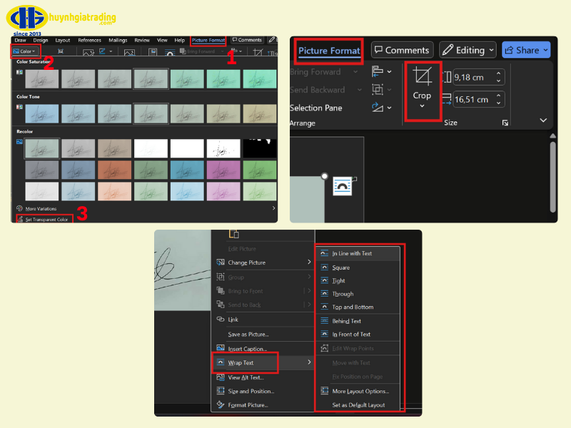 Cách dán chữ ký sẵn vào file Word