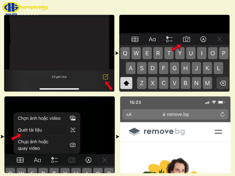 Cách scan chữ ký bằng ứng dụng