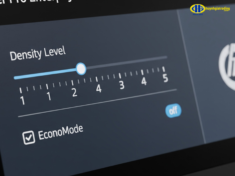Kỹ thuật tùy chỉnh độ đậm nâng cao (Density Level)