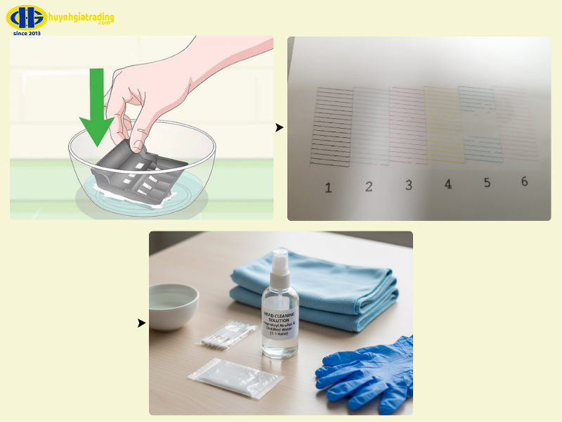 Hướng dẫn vệ sinh đầu phun máy in đúng cách