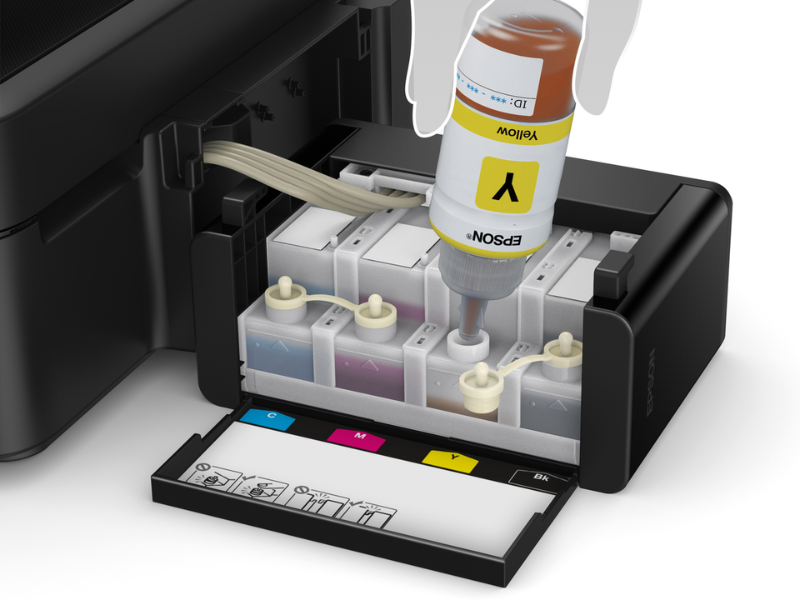 Cấu tạo của đầu phun máy in