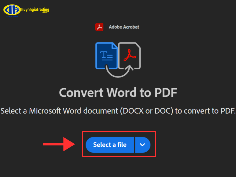 Adobe Acrobat Online (Công cụ từ nhà phát hành PDF)
