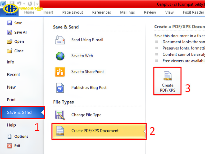 Chuyển nhanh bằng tính năng 