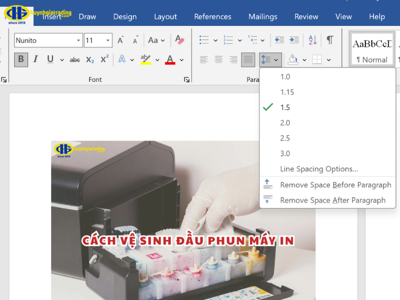 Giãn dòng (Line Spacing) và Giãn đoạn (Paragraph Spacing) trong Word là gì?