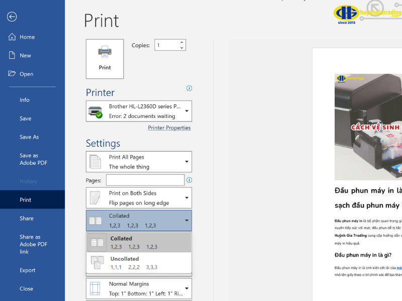 Lợi ích nổi bật khi hiểu cách in trang chẵn lẻ trong Word