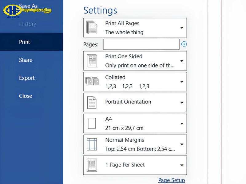 Các chức năng cơ bản cần biết trước khi in tài liệu trên máy tính