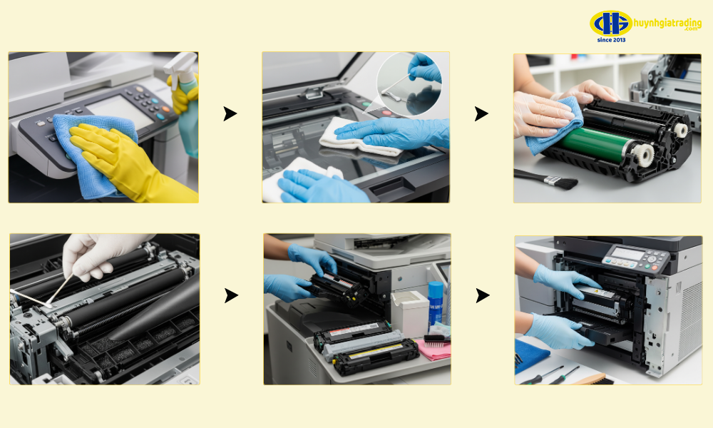Cách vệ sinh máy photocopy chi tiết