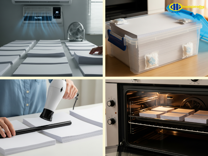 Cách khắc phục giấy in bị ẩm nhanh chóng