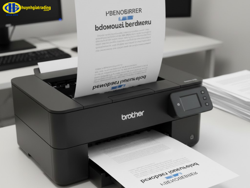 Máy Brother in 2 mặt bị ngược gây tác hại gì?