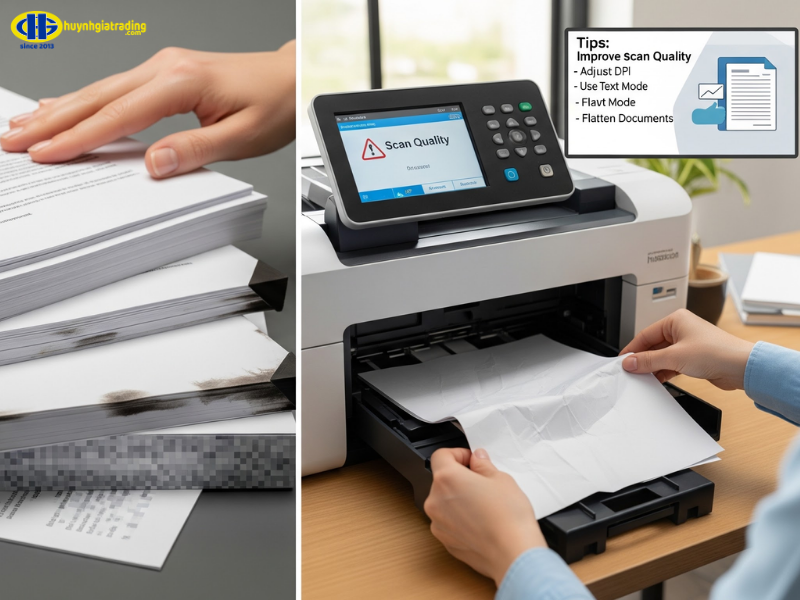 File scan gặp lỗi chất lượng (Quá nặng, mờ hoặc đen góc)