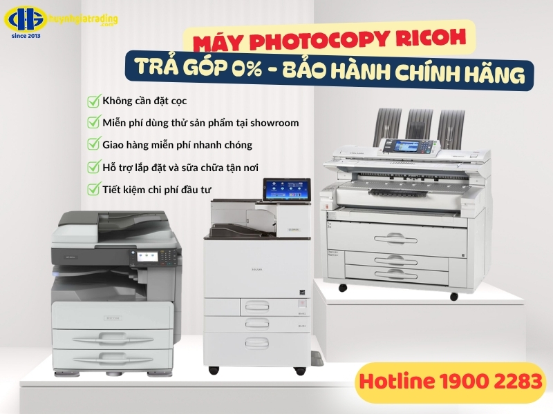 Tại sao khách hàng nên tin chọn Huỳnh Gia Trading mua máy photocopy Ricoh?