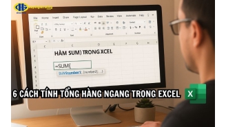 6 Cách Tính Tổng Hàng Ngang Trong Excel Cực Dễ, Ví Dụ Chi Tiết