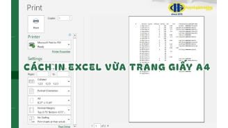 Hướng Dẫn Cách In Excel Vừa Trang Giấy A4 Dễ Dàng Và Đẹp