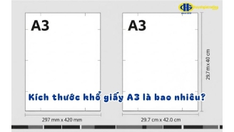 Kích thước khổ giấy A3 là bao nhiêu? Cách chọn & in giấy A3 chuẩn xác