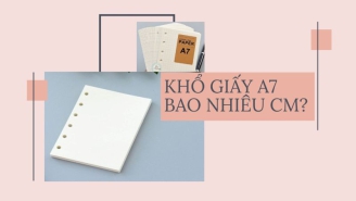 Kích thước A7 – Chuẩn khổ giấy nhỏ gọn, ứng dụng linh hoạt
