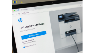 Cách tải driver và cài đặt máy in LaserJet Pro M404DN chi tiết