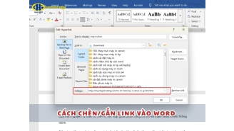 Cách chèn/gắn link vào Word một cách thông minh, dễ dàng trong 3s